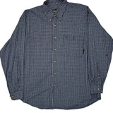 Timberland Checked Shirt - XL Blue Cotton