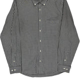 Lacoste Checked Shirt - Medium Black & White Cotton