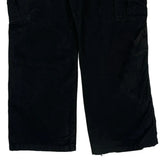Wrangler Cargo Trousers - 32W 30L Black Cotton