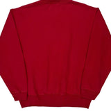 Polo By Ralph Lauren Sweatshirt - Large Red Cotton Blend