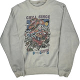 Aspen Aspen Gold Graphic Sweatshirt - Large Cream Cotton