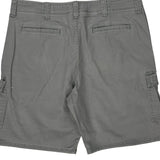 Wrangler Cargo Shorts - 36W 9L Grey Cotton