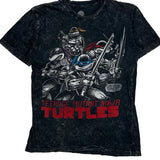 Teenage Mutant Ninja Turtles Nickelodeon Cartoon T-Shirt - Large Black Cotton