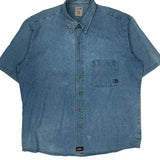 Dickies Denim Shirt - 2XL Blue Cotton