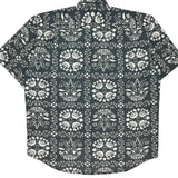 Guess Short Sleeve Shirt - Large Grey Cotton