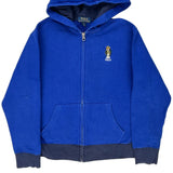 Age 10-12 Polo By Ralph Lauren Hoodie - Medium Blue Cotton