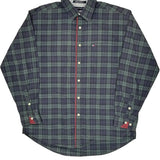 Tommy Hilfiger Checked Shirt - Large Blue Cotton