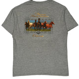 Durango Colorado Harley Davidson Graphic T-Shirt - Large Gray Cotton
