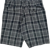 Calvin Klein Jeans Checked Shorts - 32W 10L Gray Cotton