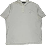 Polo By Ralph Lauren Polo Shirt - 2XL White Cotton
