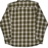Carhartt Checked Flannel Shirt - 2XL White Cotton
