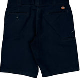 Dickies Shorts - 34W 11L Navy Polyester Blend