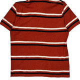 Tommy Hilfiger Striped Polo Shirt - Medium Black Cotton