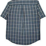 Carhartt Checked Short Sleeve Shirt - Large Black Cotton