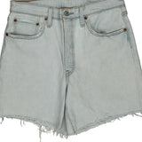Levis Denim Shorts - 30W UK 10 Light Wash Cotton