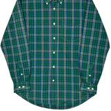 Tommy Hilfiger Checked Shirt - Small Green Cotton