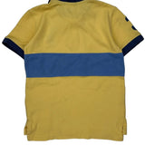 Age 5 Polo By Ralph Lauren Striped Polo Shirt - Small Blue Cotton