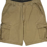 Wrangler Cargo Shorts - 32W 10L Beige Cotton
