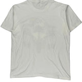 Eagle And Skull Graphic Diamond Dust Graphic T-Shirt - Large White Cotton