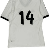 Mistral De Sherbrooke Adidas Football Shirt - Medium White Polyester