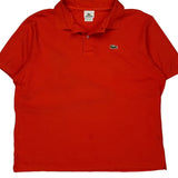 Lacoste Polo Shirt - 2XL Red Cotton