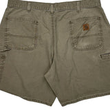 Carhartt Carpenter Shorts - 38W 9L Khaki Cotton