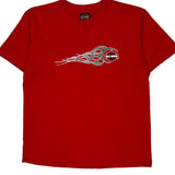 Playa Del Carmen Harley Davidson Graphic T-Shirt - Large Red Cotton