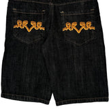 Refuse Denim Shorts - 38W 15L Black Cotton