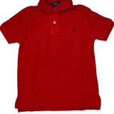Age 7 Polo By Ralph Lauren Polo Shirt - Small Red Cotton