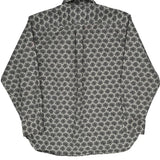 Tommy Hilfiger Christmas Patterned Shirt - Large Black & White Cotton