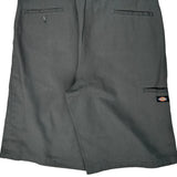 Dickies Chino Shorts - 36W 11L Grey Polyester Blend