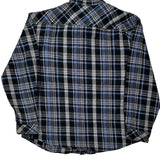 Dickies Checked Flannel Shirt - 2XL Black Cotton