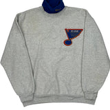 St. Louis Blues Majestic Nhl Sweatshirt - XL Gray Cotton