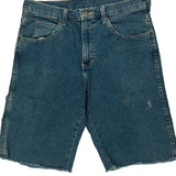 Dickies Denim Shorts - 34W 10L Blue Denim