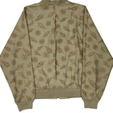 Izod Shell Jacket - Small Beige Polyester