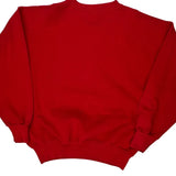 Mickey & Minnie Disney Sweatshirt - Large Red Cotton