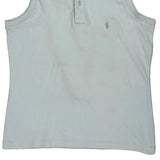 Ralph Lauren Polo Shirt - Large White Cotton