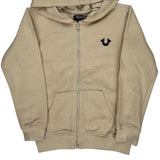 Age 5 True Religion Hoodie - Small Beige Cotton