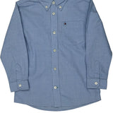 Age 5 Tommy Hilfiger Shirt - XS Blue Cotton