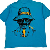 1997 Rat Ride Panama Jack Single Stitch T-Shirt - Large Blue Cotton