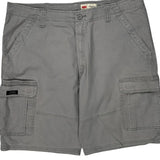 Wrangler Cargo Cargo Shorts - 38W 9L Grey Cotton
