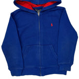 Age 5 Polo By Ralph Lauren Hoodie - Small Red Cotton