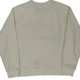 The North Face Graphic Sweatshirt - Large Cream Cotton