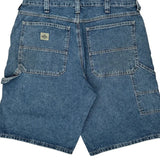 Lee Carpenter Shorts - 38W 11L Blue Cotton
