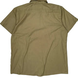 Dickies Short Sleeve Shirt - XL Khaki Polyester Blend