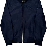 Guess Bomber Jacket - Large Navy Polyester