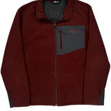 The North Face Fleece - XL Burgundy Polyester