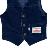 Age 3 Levis Waistcoat - 3XS Blue Corduroy