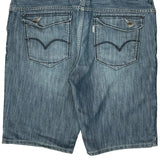 Levis Denim Shorts - 37W 11L Blue Cotton Blend