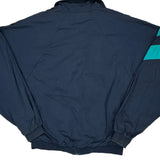 Geothermal Group Adidas Striped Windbreaker - Large White Polyester